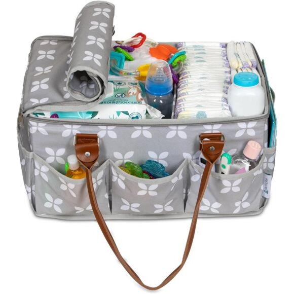 Extra Large Diaper Caddy Baby Organizer Toy Storage Craft Wet Dry Bag with Zip T - Picture 6 of 7